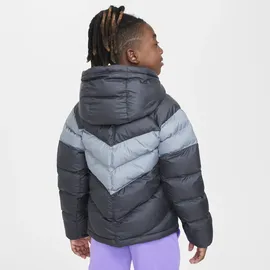 Nike Sportswear Jacke mit Kapuze und Synthetikfüllung für ältere Kinder - Grau, S