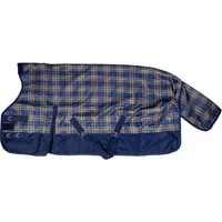 HKM Orlando Karo Pferdedecken 1175 navy/braun karo 145
