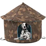 Katzenhaus Für Draußen Winterfest Wasserdicht Haustierhaus Im Freien Faltbare Katzenhaus Waschbar Katzenhöhle Hundehütte Mit Abnehmbarem Für Kissen Streuner Haustiere Outdoor Hundehöhle Tierheim