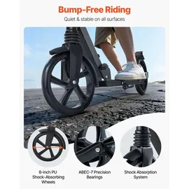 Vevor Scooter Schwarz