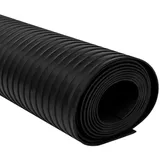 vidaXL Bodenmatte Rutschfest Gummi 1,5 x 2 m 3 mm Breite Rippen