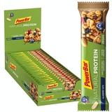 Powerbar Natural Protein Blueberry Nuts 24x40g - Veganer Protein Riegel + Natürliche Zutaten