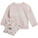 Adidas Baby Brand Love Kleinkinder Jogger, Sandy Pink/Legend Ink/Tent Green/Clear Sky, 80