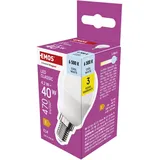 EMOS LED Lampe Mini Globe, E14 Sockel, Helligkeit 470 lm, Kaltweiß 6500 K, 30000 h Lebensdauer, , ZQ1E24