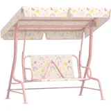 aiyaplay Hollywoodschaukel Rosa 2-Sitzer