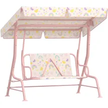 aiyaplay Hollywoodschaukel Rosa 2-Sitzer