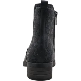 Mustang Winterstiefelette MUSTANG SHOES "Gelja", Damen, Gr. 36, blau (nachtblau), Lederimitat, Schuhe Winterstiefelette, Stiefelette, Winterboots mit Anziehlasche