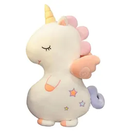 LeanToys Lean Toys Plüsch Einhorn 50 cm Weiß