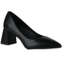 Damen Spitze Pumps in Schwarz