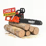 Kettensäge Motorsäge Elektro HECHT 2250 | 40 cm Schnittlänge | 2400 W | Soft-Start | Ergonomisch