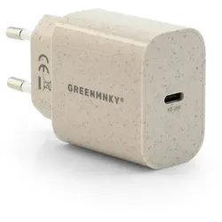 GreenMNKY Straw Charger, 20W PD, USB C Quick Charger