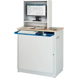 Certeo Rau Computer-Station stationär 26BxTxH 1030x660x1810mm