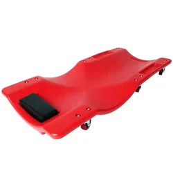 Kfz Werkstattliege Rot 90x40x10cm