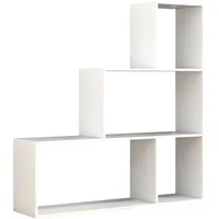 VCM Dubila Raumteiler 117 x 29 x 123 cm Weiß