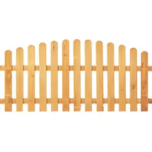 Tetzner & Jentzsch Vorgartenzaun Hochbogen 200 x 80/95 cm Grün/Holz