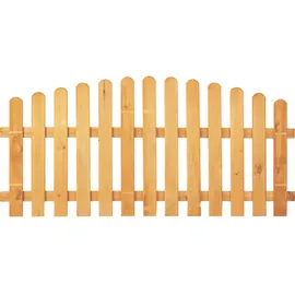 Tetzner & Jentzsch Vorgartenzaun Hochbogen 200 x 80/95 cm Grün/Holz