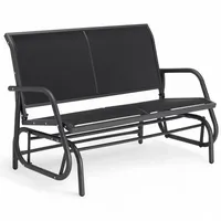 Tectake Greta 121 x 72 x 86,5 cm Schwarz