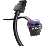 AsiaHorse Hydrus 12VHPWR Modulares Kabel [TYP B - Clip Oben], Direktes Netzteil-zu-GPU-Kabel (KEIN Verlängerungskabel), 12+4 Pin RTX 4090/4080/5080/5070 (Nicht für 5090 Serie), 50CM - Schwarz