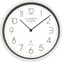 Miraval Design Funkwanduhr 30 cm lautlos Japanisches Quarzuhwerk Mineral