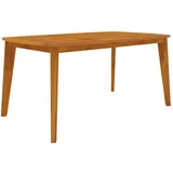vidaXL Gartentisch 160 x 90 x 75 cm Braun