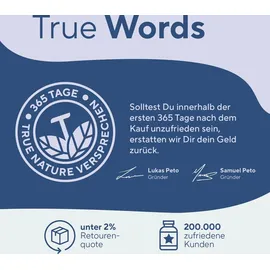 True Nature True Nature® L-Methionin Kapseln - Essentielle Aminosäure Vegan & Made in Germany 360 St
