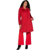Ulla Popken Wintermantel dunkelrot XXXL-4XL