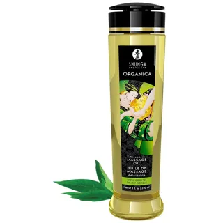 Shunga Massage Oil- Exotic Green Tea, 240ml