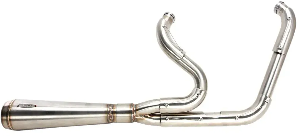 Trask 2in1 Assault Tappered Harley Davidson Fxd 06-17 Nicht Homologiertes Vollständiges Auspuffsystem - Stainless Steel - Not Homologated