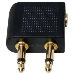LogiLink Audioadapter für Flugzeug - Mono Mini-Stecker männlich zu mini-phone st