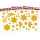 Herma 15545 Fensterbilder Weihnachten Sterne Sternschnuppe Gold, 44 Stück, selbstklebend, Kinder Fensteraufkleber, ablösbare Winter Fenstersticker, Glitzer Fensterfolie für Kinderzimmer Weihnachtsdeko