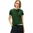 Tommy Hilfiger Damen T-Shirt Kurzarm Script Regular Fit, Grün (National Forest), XS