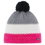 Eisbär Star Pompon Mütze pink/weiß/grau