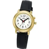 Atlanta Sprechende Armbanduhr Damenuhr Gold 8915-9