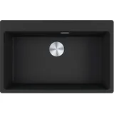 Franke MRG 610-73 A links Einbauspüle Fragranit BlackMatt Handbetätigung 610 x 730 mm