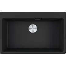Franke MRG 610-73 A links Einbauspüle Fragranit BlackMatt Handbetätigung 610 x 730 mm