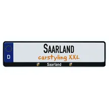carstyling XXL Kennzeichenhalter Design Bundesland Saarland 1 Stück