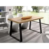 Dmora Campello 140 x 75 x 90 cm Nodi-Eiche braun
