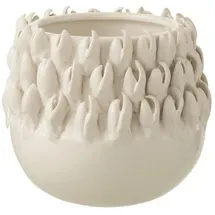 J Line Ibiza Ø 15,5 x 14,5 cm Weiß