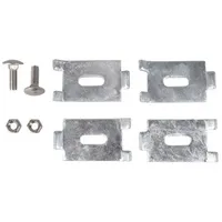 GAH Alberts Alberts Eckverbinder zur Verbindung zweier Doppelstabmatten, 3 Farben, Rastermass 50 mm