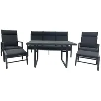 Greemotion Canberra Set 6-tlg. Schwarz/Grau