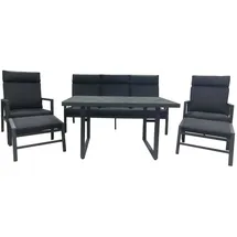 Greemotion Canberra Set 6-tlg. Schwarz/Grau