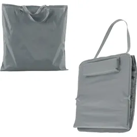 [en.casa] Cellorigo Strandliege 160 x 49 x 42 cm Dunkelgrau