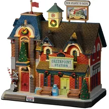 Lemax - Greenpoint Railroad Station Mit 4,5v-adapter Art.-nr. 25866