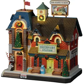 Lemax - Greenpoint Railroad Station Mit 4,5v-adapter Art.-nr. 25866