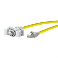 Metz Connect E-DAT Industry Patchkabel V6, IP67 - RJ45, 2 m