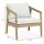 Idimex YAPA Loungeset aus massivem Akazienholz 4-tlg. Natur/Beige