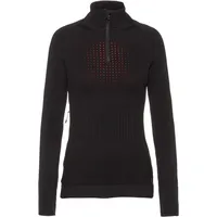 Odlo Damen I-thermic langærmet Damen Longsleeve, Schwarz, L