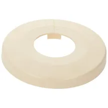 tecuro Scharnierrosette Ø 34 mm x Ø 85 mm x 8 mm - Kunststoff ABS weiß