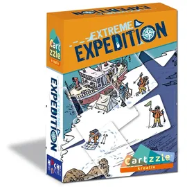 HUCH! HUCH!, Cartzzle - Extreme Expedition – Außergewöhnliches Puzzle & Rätsel, Familienspiel mit doppeltem Bildspaß und kreativen Aufgaben, Puzzle Fans, ab 8 Jahren