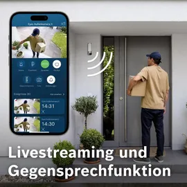 Bosch Smart Home Außenkamera II Silber